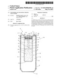 Container Cap Containing Cooling Agent Insert diagram and image