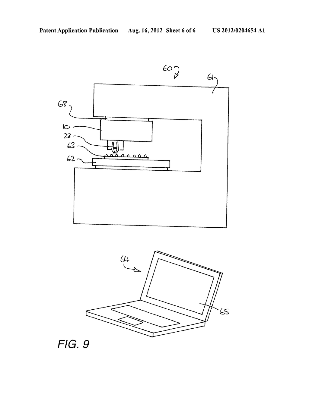 TENSILE TEST DEVICE AND METHOD FOR TESTING DEPOSITS ON ELECTRONIC     SUBSTRATES - diagram, schematic, and image 07