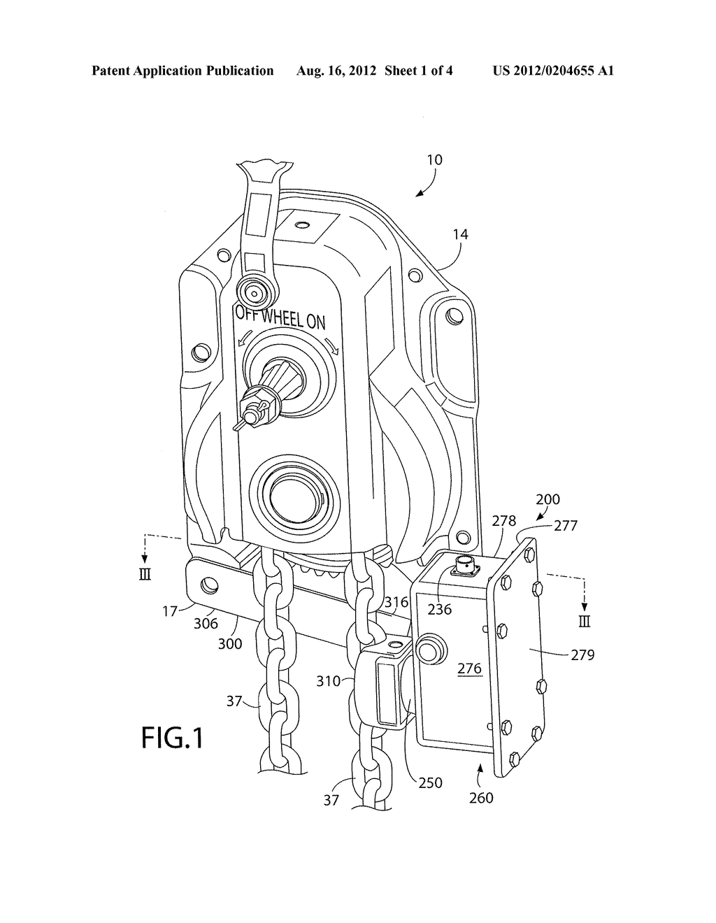 RAILROAD HANDBRAKE CHAIN TENSION CONDITION SENSING DEVICE AND METHOD - diagram, schematic, and image 02