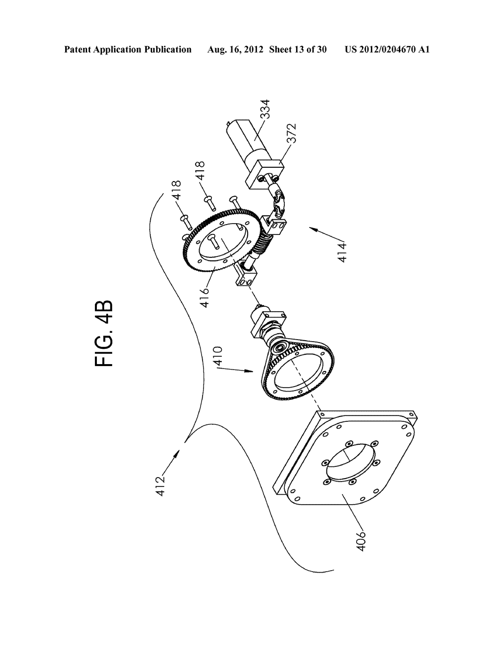 FOUR DEGREE OF FREEDOM (4-DOF) SINGLE MODULAR ROBOT UNIT OR JOINT - diagram, schematic, and image 14