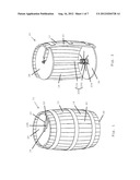 CONTAINER ASSEMBLY FOR AGING A LIQUID diagram and image