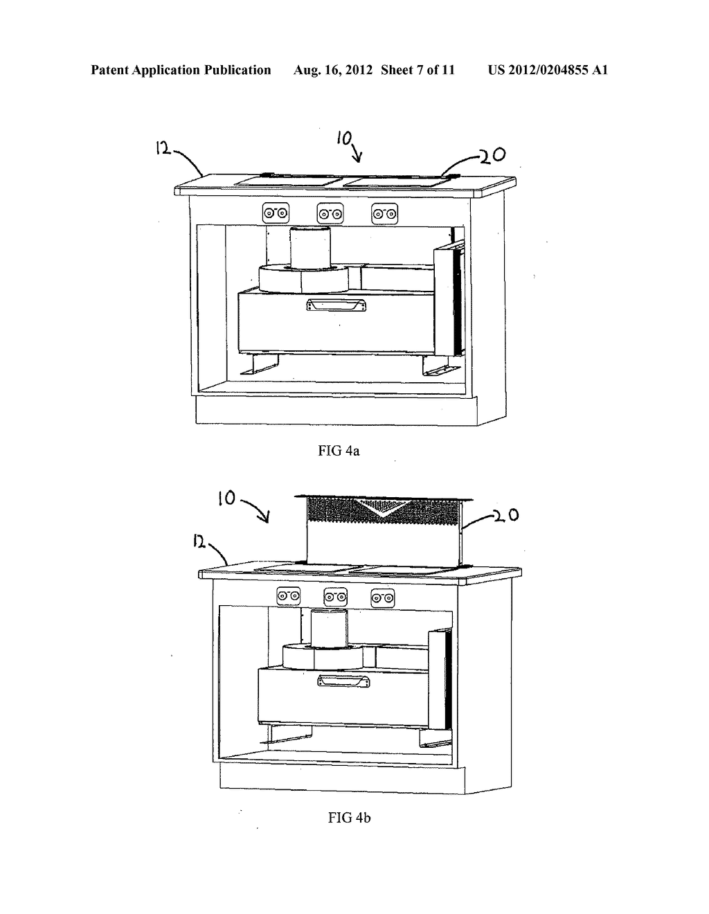 Cooking Device with Ventilation and Filtration System - diagram, schematic, and image 08