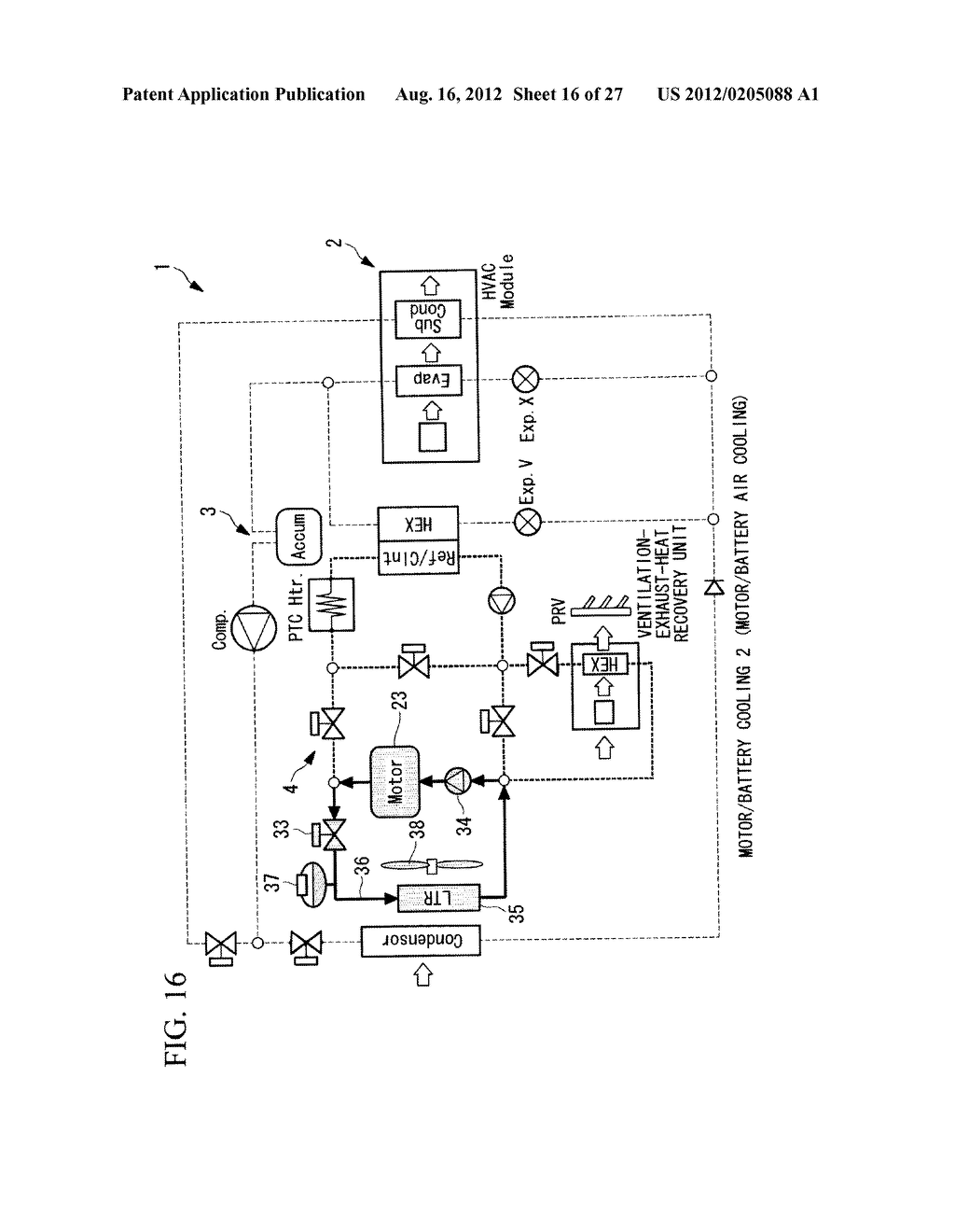 VEHICLE AIR-CONDITIONING SYSTEM AND OPERATION CONTROL METHOD THEREFOR - diagram, schematic, and image 17