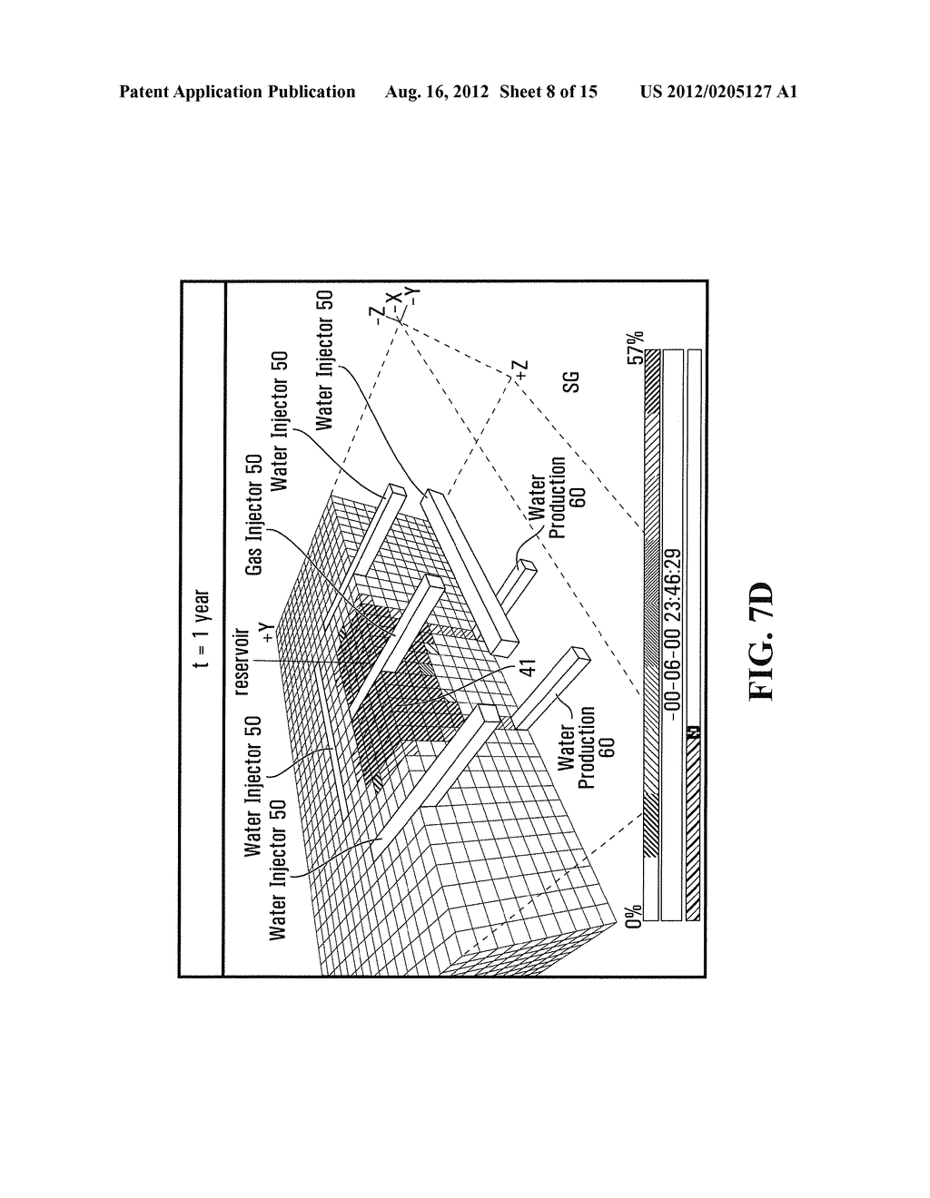 SELECTIVE DISPLACEMENT OF WATER IN PRESSURE COMMUNICATION WITH A     HYDROCARBON RESERVOIR - diagram, schematic, and image 09