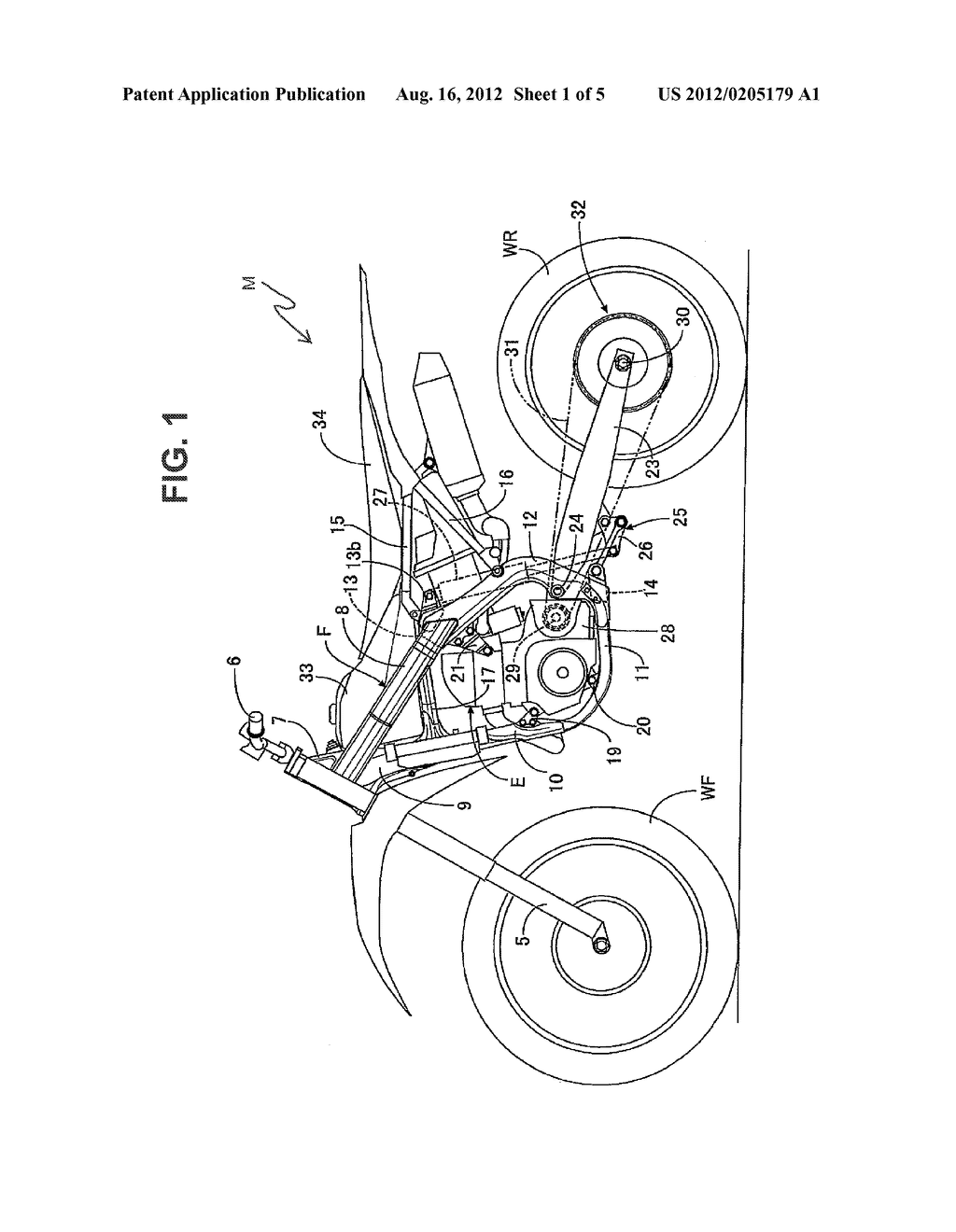 VEHICLE BODY FRAME FOR MOTORCYCLE, AND MOTORCYCLE INCORPORATING THE SAME - diagram, schematic, and image 02