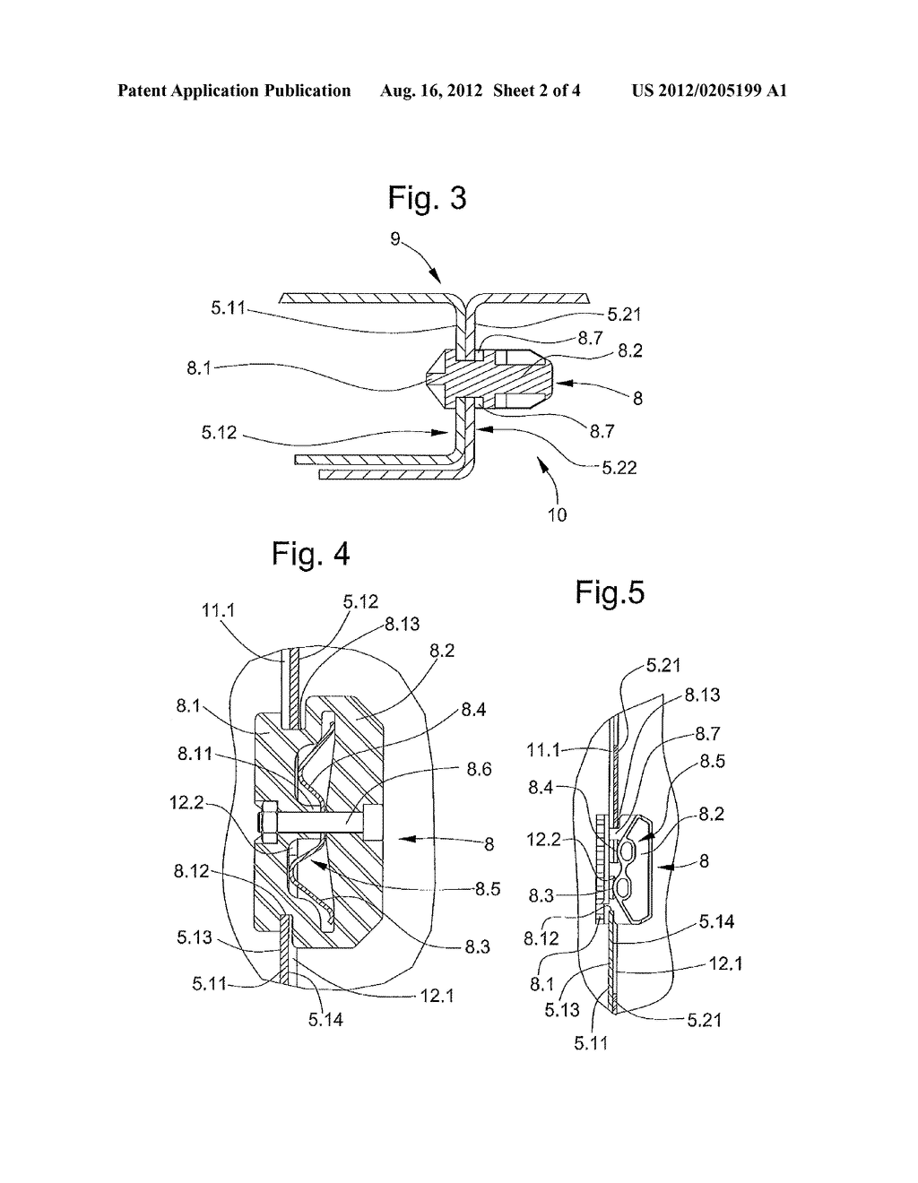 EQUIPMENT FOR CONNECTING PANELS OF AN ELEVATOR CAGE - diagram, schematic, and image 03