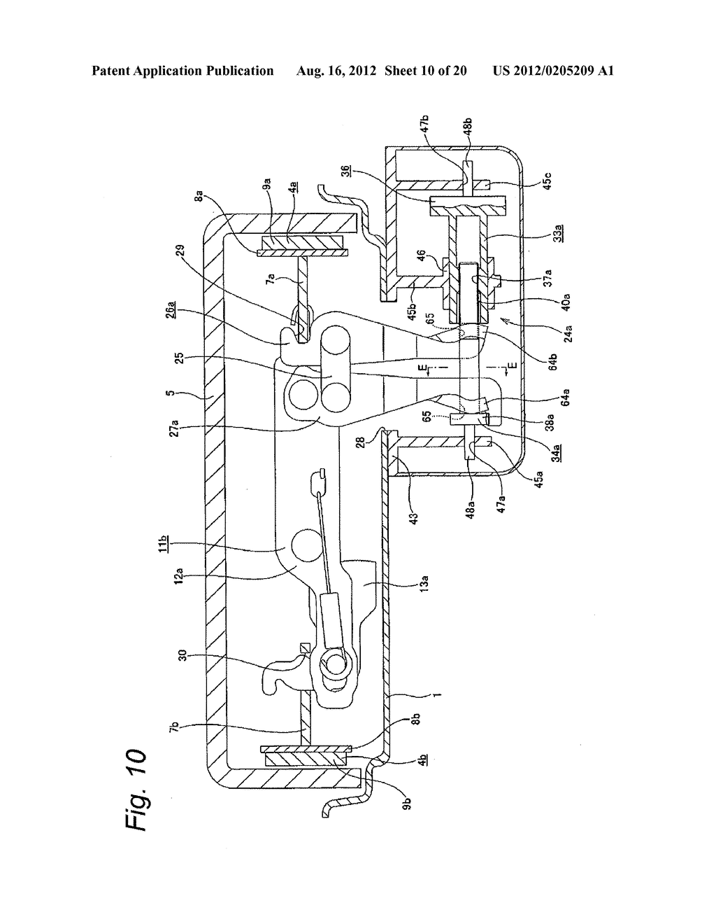 DRUM BRAKE TYPE PARKING BRAKE APPARATUS - diagram, schematic, and image 11