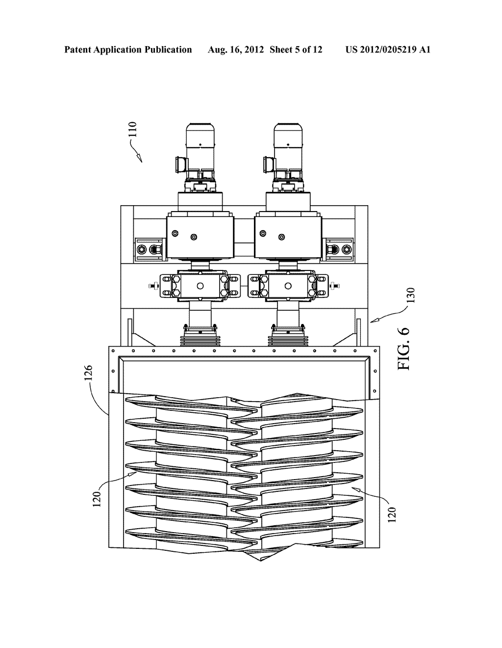 SCREW-TYPE HEAT-EXCHANGER SYSTEM WITH VARIABLE-CLOCKING SCREW CONVEYORS - diagram, schematic, and image 06