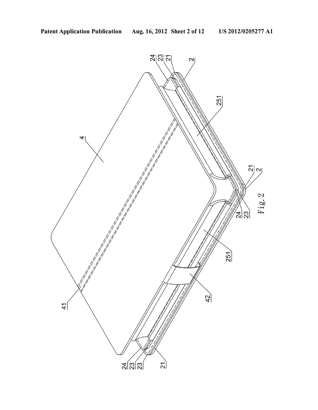 TABLET PERSONAL COMPUTER COVER STRUCTURE - diagram, schematic, and image 03