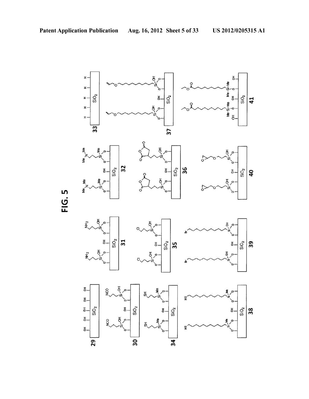 NANOMETER SIZE CHEMICAL MODIFIED MATERIALS AND USES - diagram, schematic, and image 06