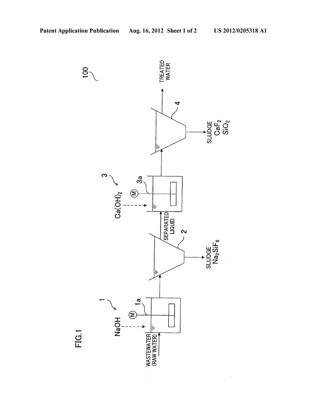 PRETREATMENT METHOD AND TREATMENT FACILITY FOR WASTEWATER THAT CONTAINS     FLUORINE AND SILICON - diagram, schematic, and image 02