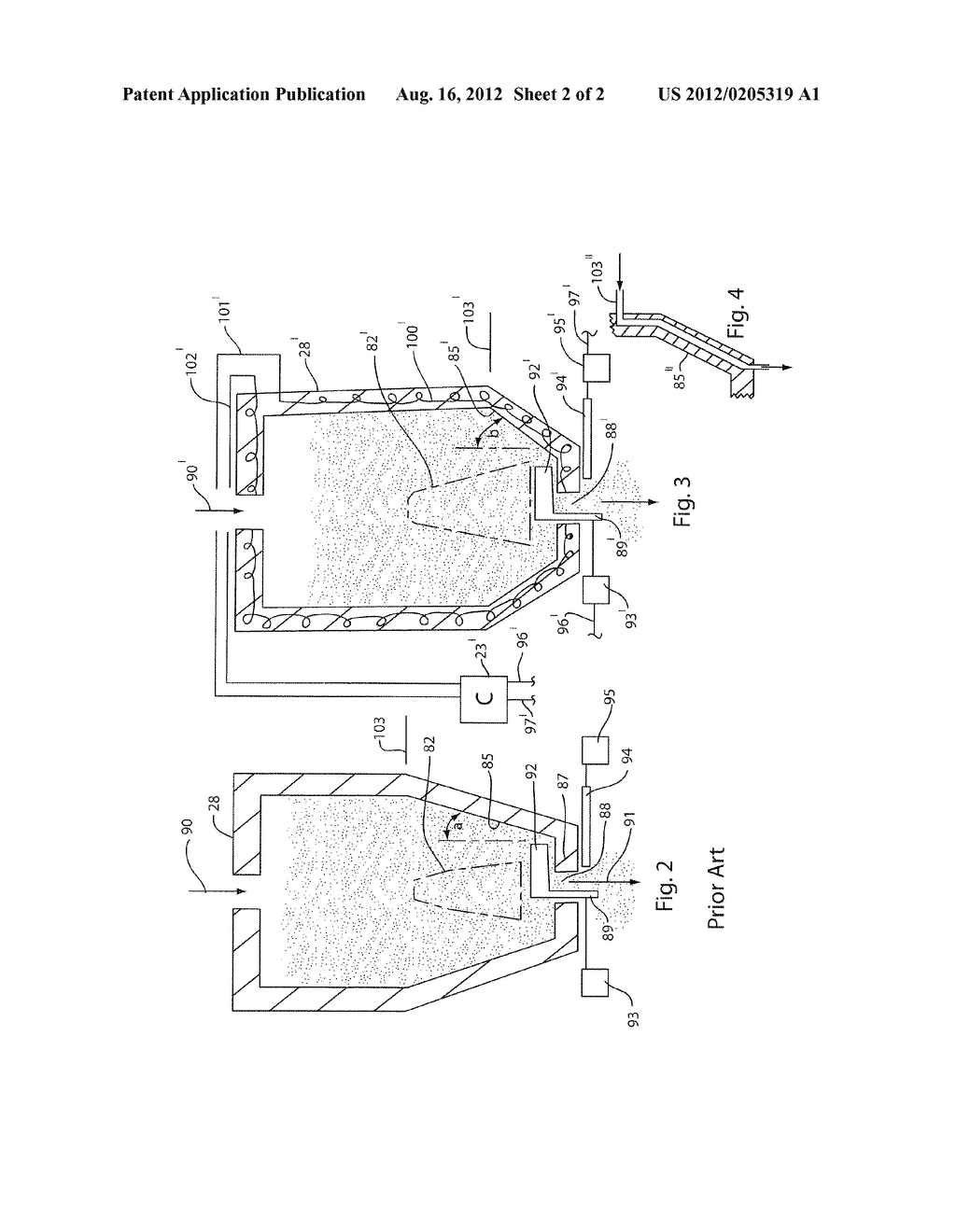 Apparatus and Method for Discharge of Treated Sewage Sludge from Bins - diagram, schematic, and image 03