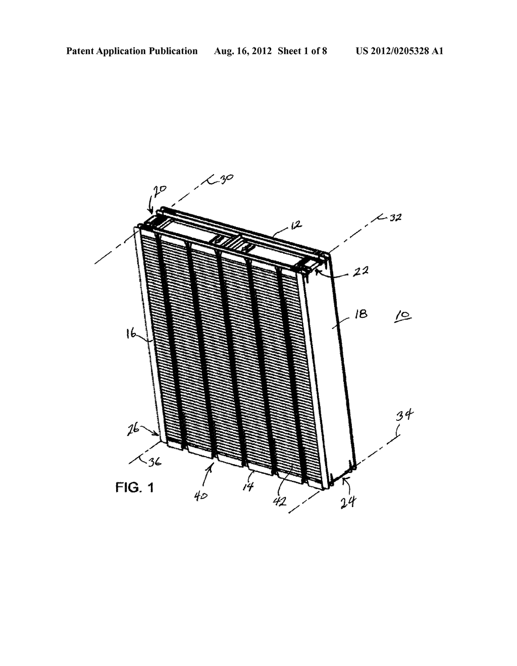 FRAME FOR RECEIVING A FILTER ELEMENT AND METHOD FOR PROVIDING - diagram, schematic, and image 02