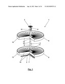 Rotary Fitting for a Corner Cupboard Comprising a Rotating Supporting     Column diagram and image