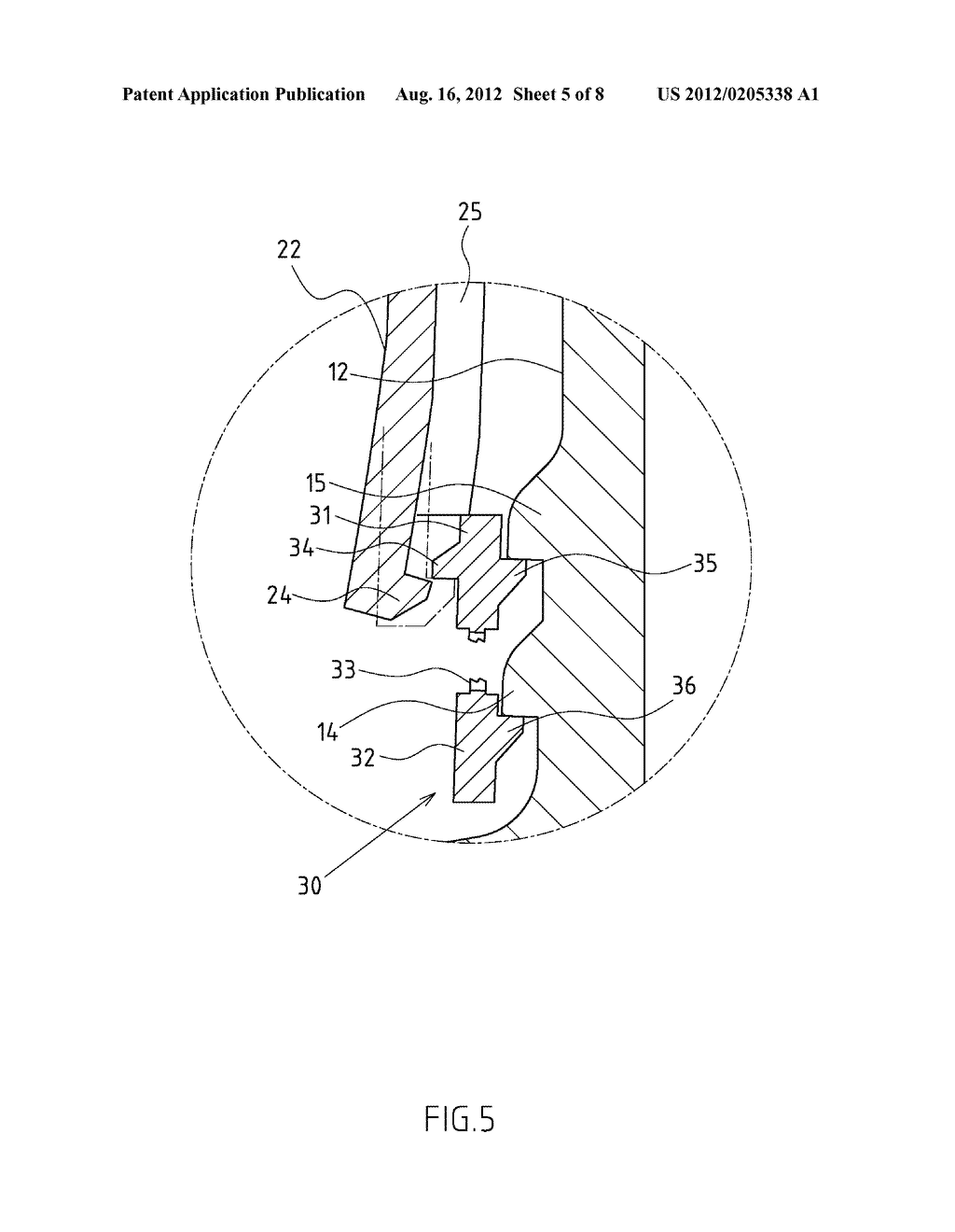 SAFETY BOTTLE CAP STRUCTURE WITH ANTI-BURGLARY TEARING FLANGE - diagram, schematic, and image 06