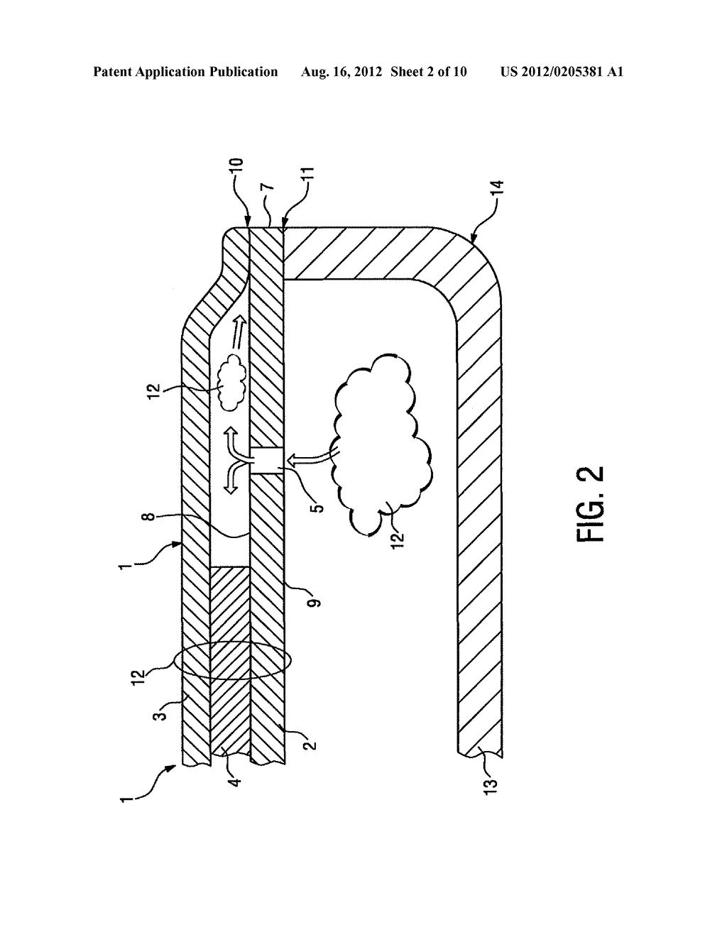 FOIL FOR PROVIDING A PEEL-SEAL VALVE, PACKAGE COMPRISING THE FOIL, AND     METHOD OF MANUFACTURING THE FOIL - diagram, schematic, and image 03