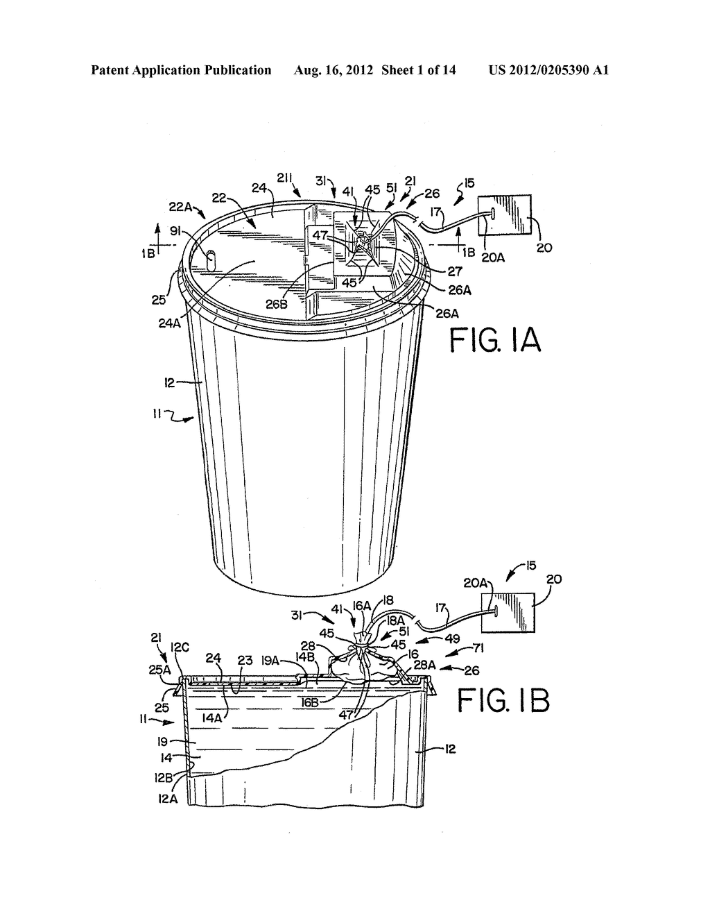 Container lid for beverage preparation and related methods - diagram, schematic, and image 02