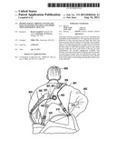 Double Strap Carrying System and Base Stand for Golf Bags and Other     Shoulder-Borne Articles diagram and image