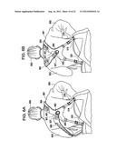 Double Strap Carrying System and Base Stand for Golf Bags and Other     Shoulder-Borne Articles diagram and image