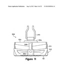 Double Strap Carrying System and Base Stand for Golf Bags and Other     Shoulder-Borne Articles diagram and image