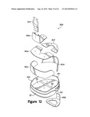 Double Strap Carrying System and Base Stand for Golf Bags and Other     Shoulder-Borne Articles diagram and image