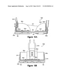 Double Strap Carrying System and Base Stand for Golf Bags and Other     Shoulder-Borne Articles diagram and image