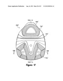 Double Strap Carrying System and Base Stand for Golf Bags and Other     Shoulder-Borne Articles diagram and image