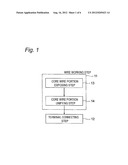 WIRE END PROCESSING METHOD diagram and image