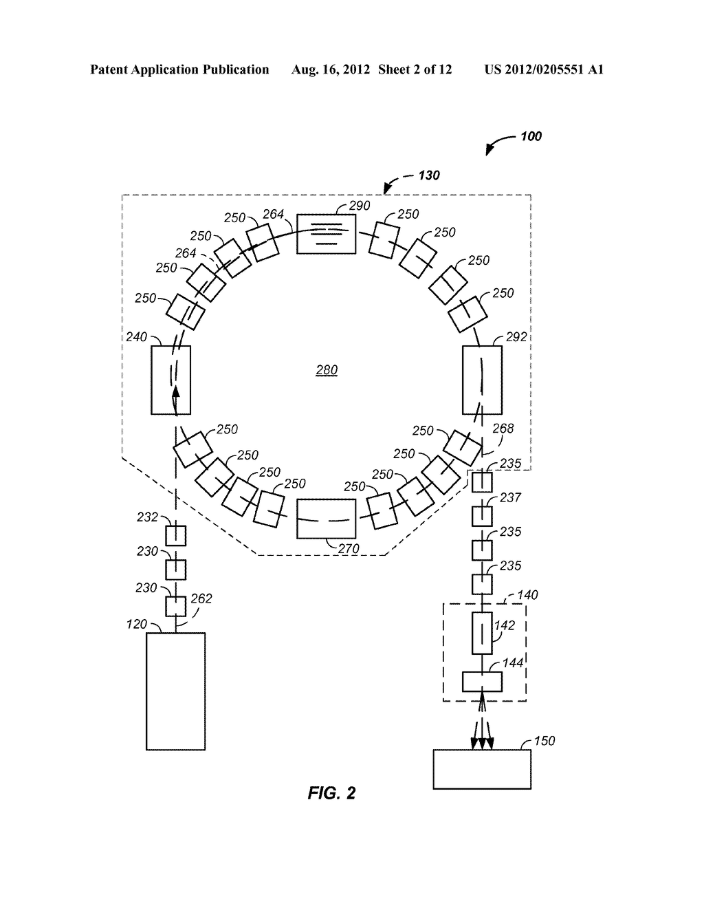 METHOD AND APPARATUS FOR INTENSITY CONTROL OF A CHARGED PARTICLE BEAM     EXTRACTED FROM A SYNCHROTRON - diagram, schematic, and image 03