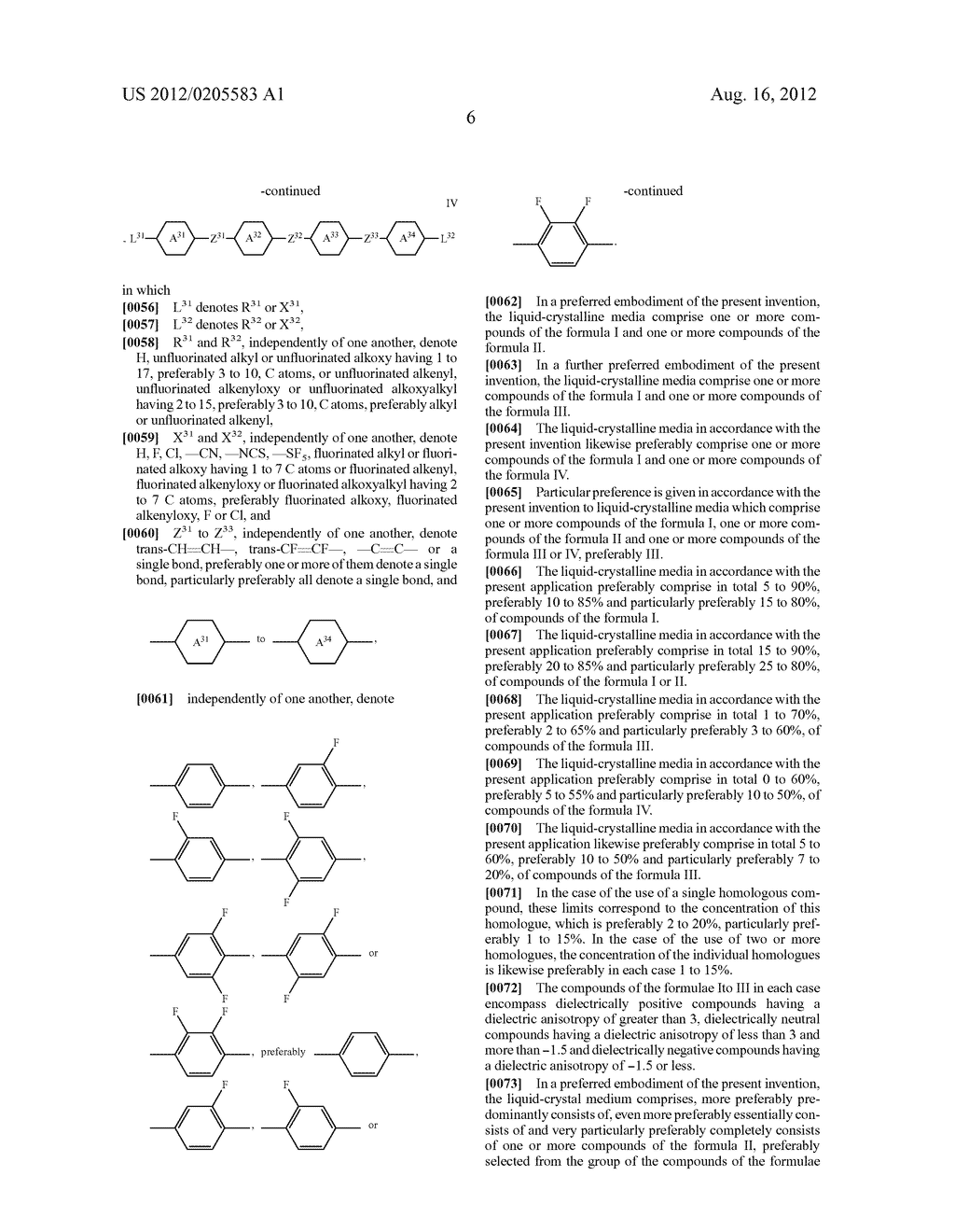 COMPOUNDS FOR A LIQUID CRYSTAL MEDIUM AND HIGH-FREQUENCY COMPONENTS     CONTAINING SAID LIQUID CRYSTAL MEDIUM - diagram, schematic, and image 07