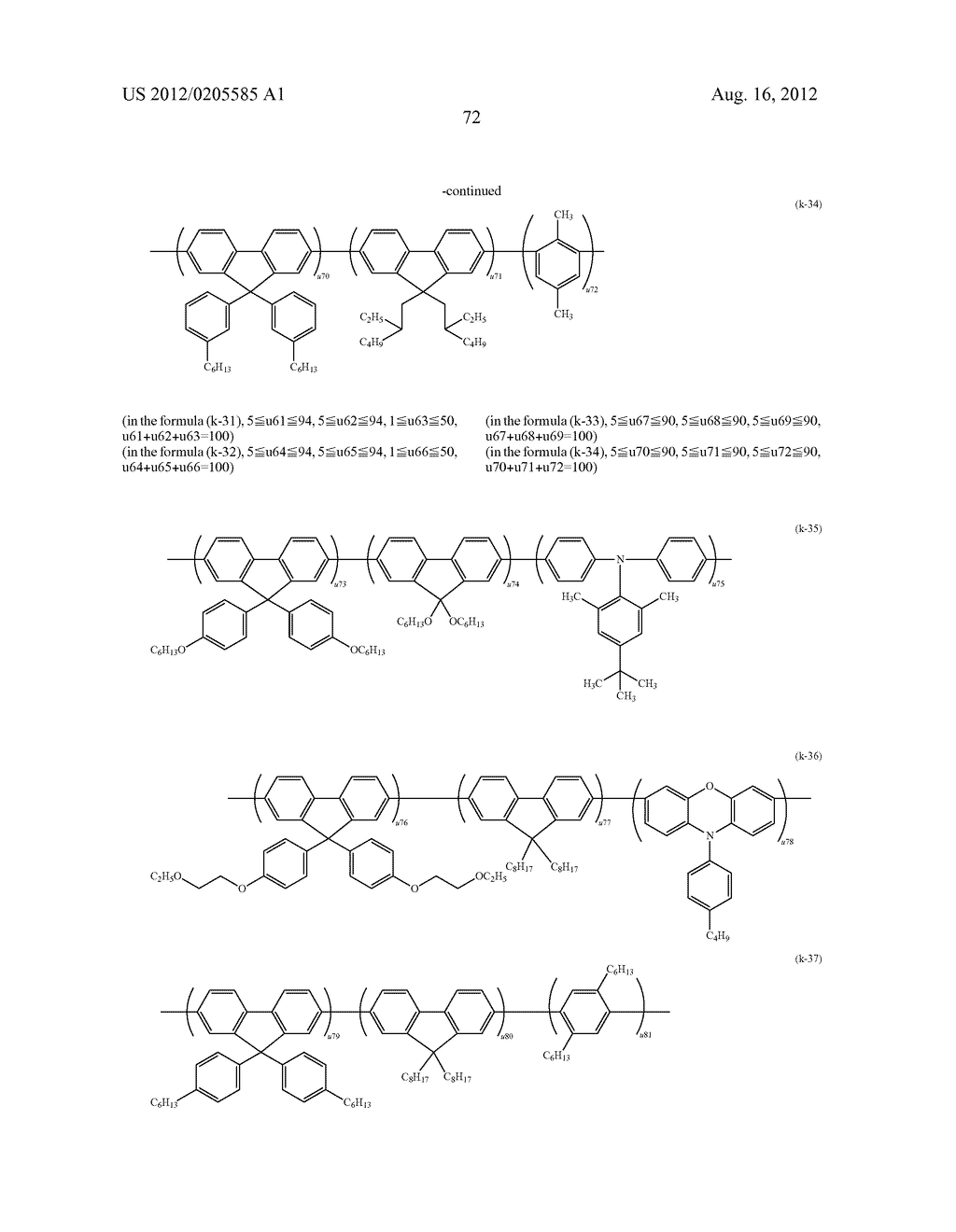 METAL COMPLEX, POLYMER COMPOUND AND DEVICE USING THE SAME - diagram, schematic, and image 73