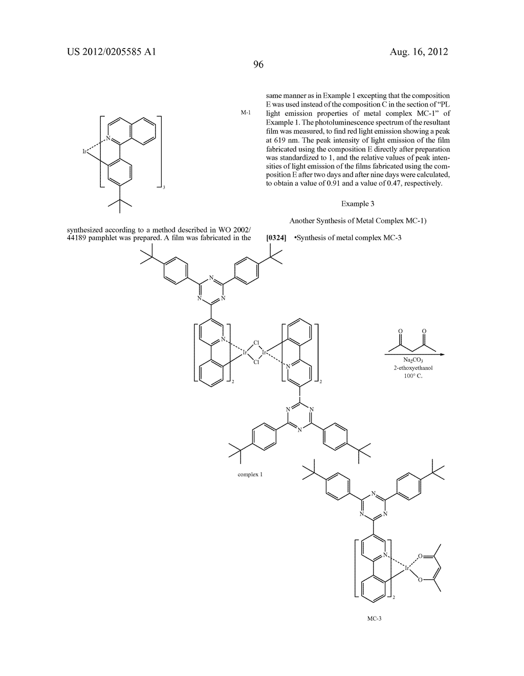 METAL COMPLEX, POLYMER COMPOUND AND DEVICE USING THE SAME - diagram, schematic, and image 97
