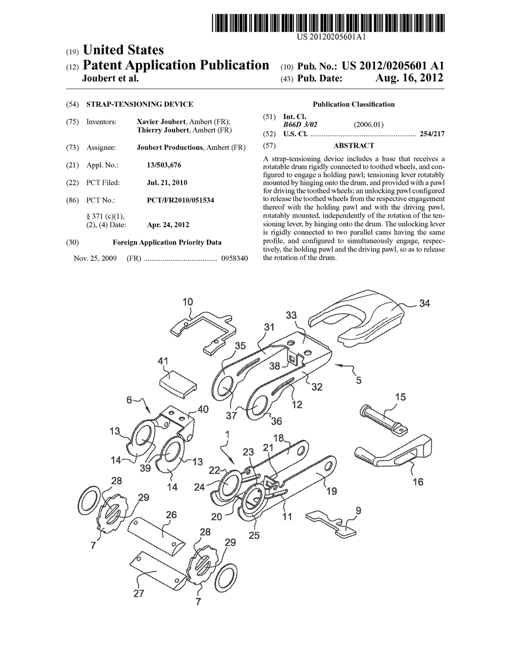 STRAP-TENSIONING DEVICE - diagram, schematic, and image 01