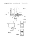 Apparatus for Forming Temporary Guardrail on Stairs diagram and image