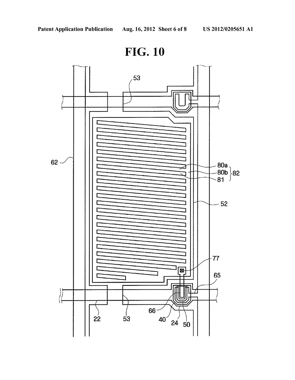 LIQUID CRYSTAL DISPLAY AND METHOD OF MANUFACTURING THE SAME - diagram, schematic, and image 07