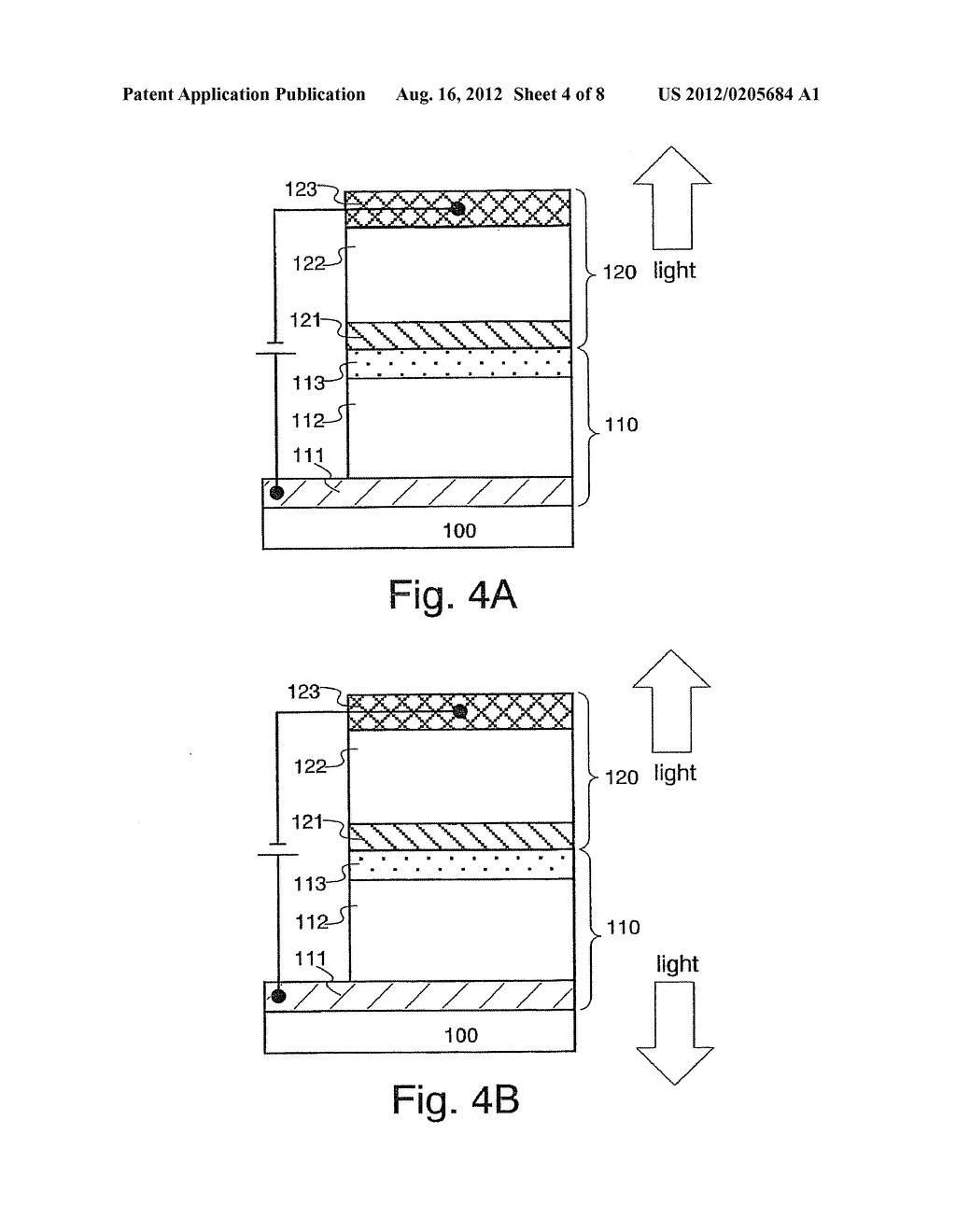 Light Emitting Element and Light Emitting Device Using the Element - diagram, schematic, and image 05