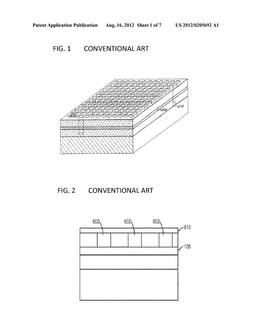 LIGHT EMITTING DIODE WITH NANOSTRUCTURES AND METHOD OF MAKING THE SAME - diagram, schematic, and image 02