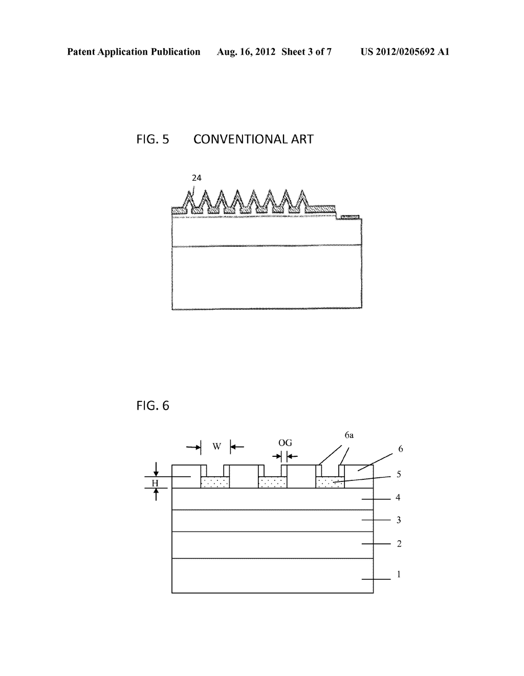 LIGHT EMITTING DIODE WITH NANOSTRUCTURES AND METHOD OF MAKING THE SAME - diagram, schematic, and image 04