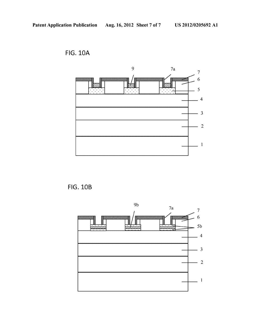 LIGHT EMITTING DIODE WITH NANOSTRUCTURES AND METHOD OF MAKING THE SAME - diagram, schematic, and image 08