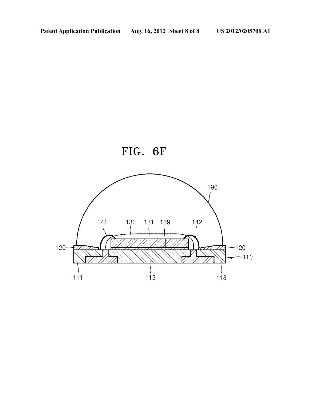 LIGHT-EMITTING DEVICE PACKAGE AND METHOD OF MANUFACTURING THE SAME - diagram, schematic, and image 09