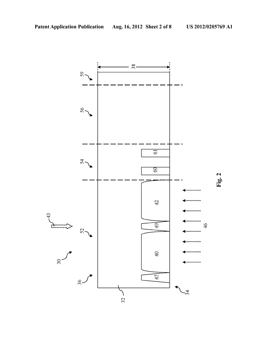 BACK SIDE ILLUMINATED IMAGE SENSOR WITH REDUCED SIDEWALL-INDUCED LEAKAGE - diagram, schematic, and image 03