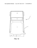 Truck body for hauling extremely cohesive homogenous materials diagram and image