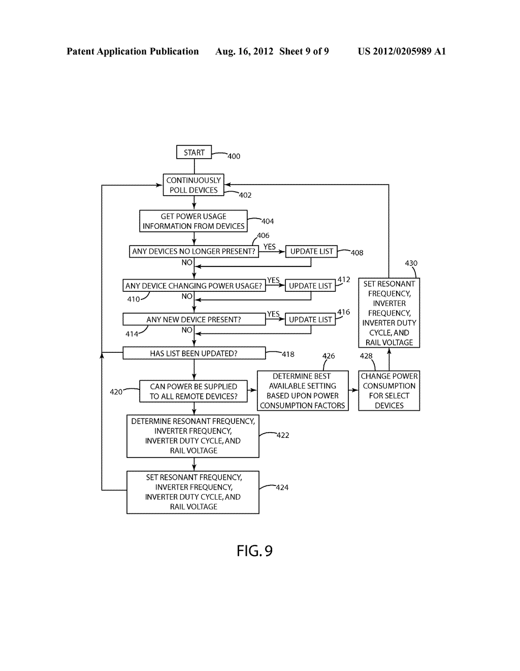 ADAPTIVE INDUCTIVE POWER SUPPLY WITH COMMUNICATION - diagram, schematic, and image 10