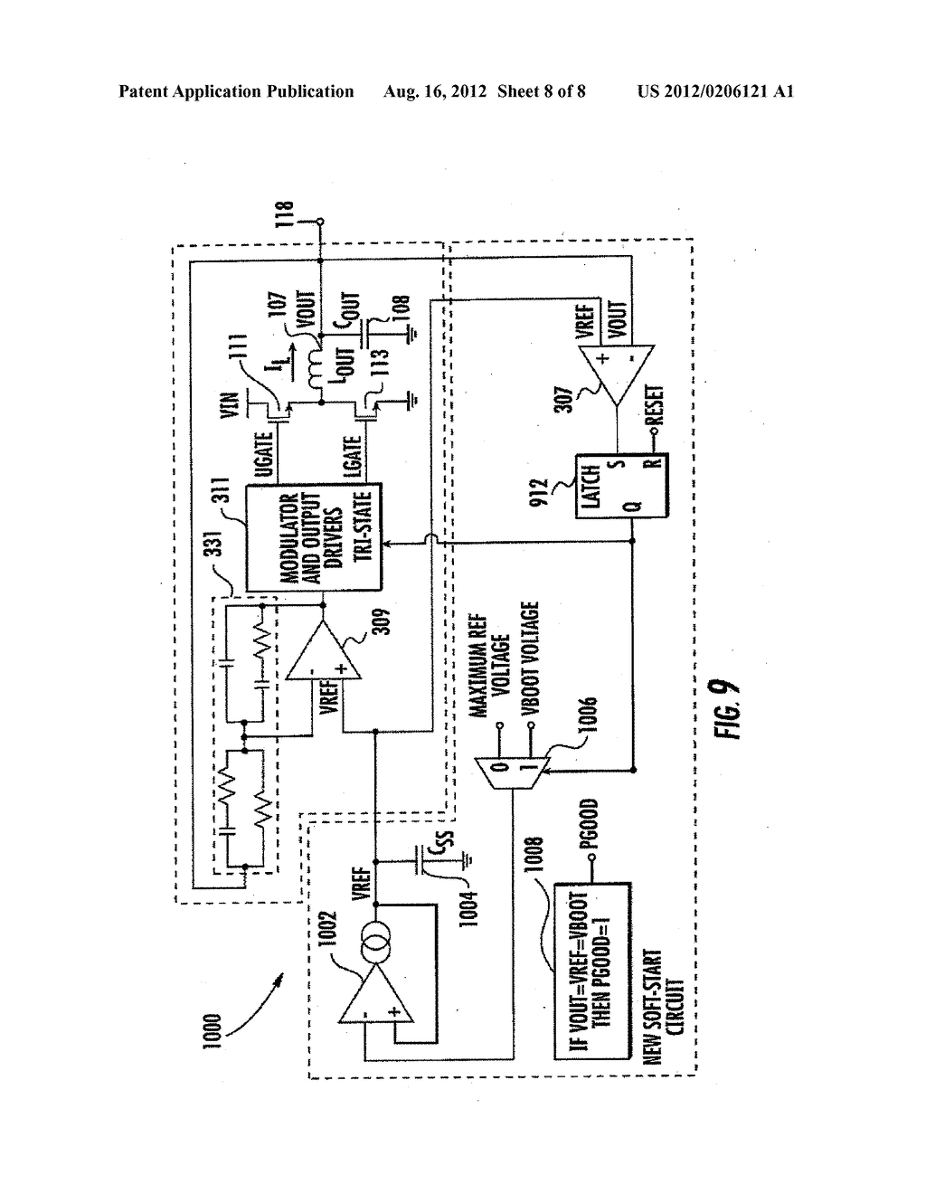 SYSTEM AND METHOD FOR SOFT-STARTING A POWER CONVERTER WITH A PRE-CHARGED     OUTPUT - diagram, schematic, and image 09