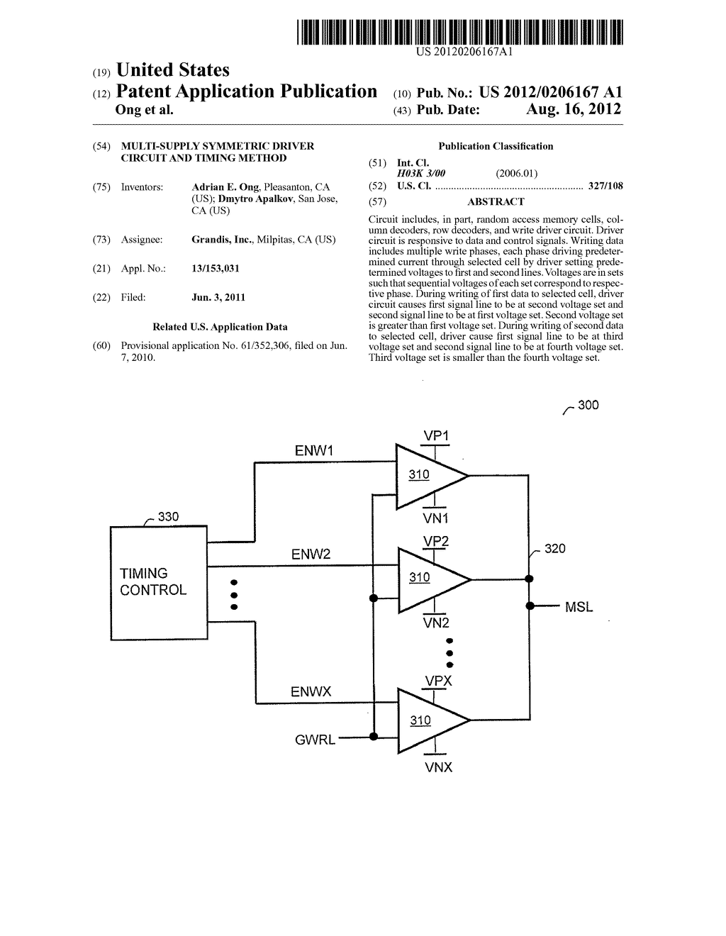 Multi-Supply Symmetric Driver Circuit and Timing Method - diagram, schematic, and image 01