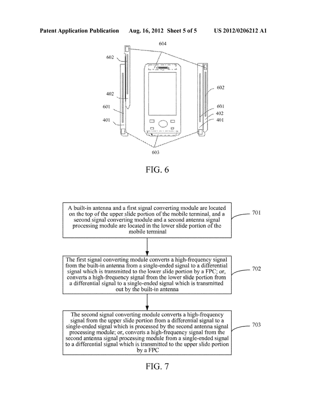 Slide-Type Mobile Terminal and Signal Processing Method Thereof - diagram, schematic, and image 06