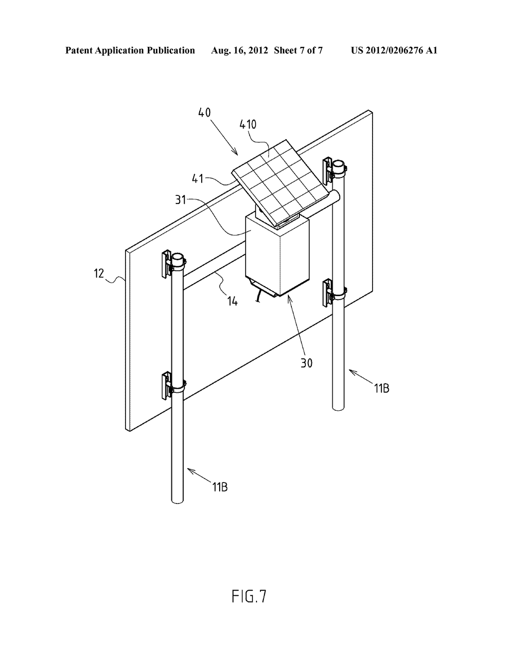 ELECTROMECHANICAL TRAFFIC SIGN BOX WITH DOUBLE SWING ADJUSTABLE SOLAR     ENERGY DEVICE - diagram, schematic, and image 08