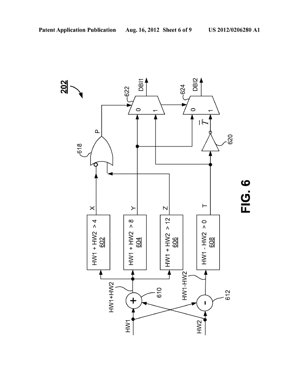 Multiple Word Data Bus Inversion - diagram, schematic, and image 07