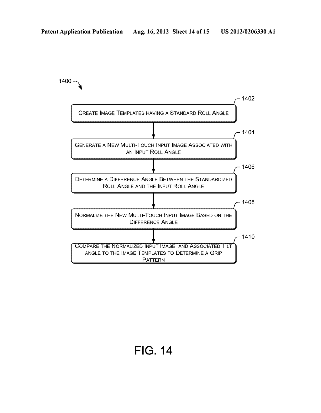 MULTI-TOUCH INPUT DEVICE WITH ORIENTATION SENSING - diagram, schematic, and image 15