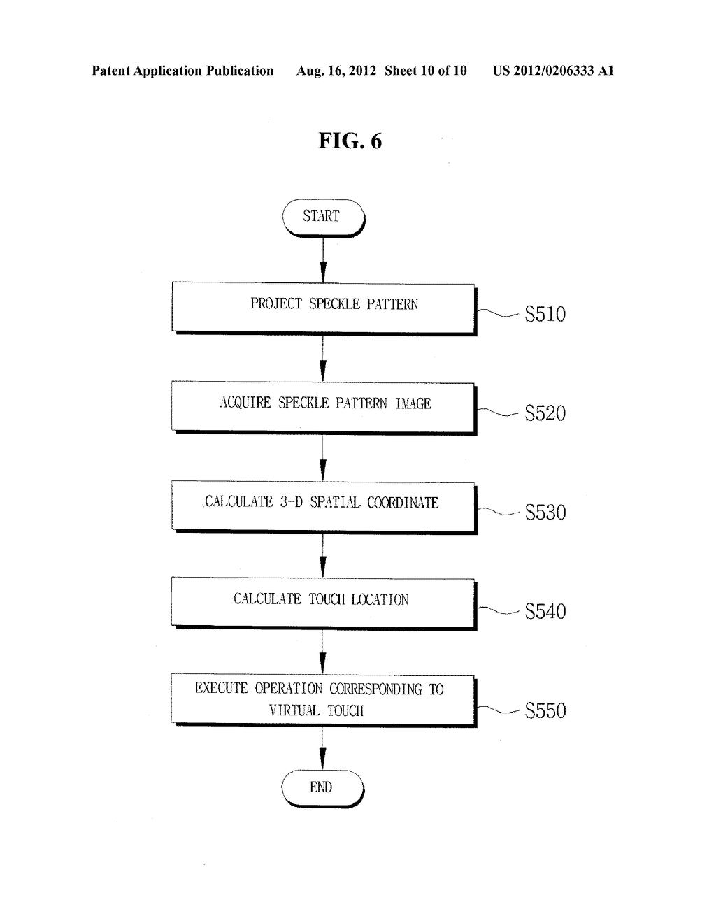 VIRTUAL TOUCH APPARATUS AND METHOD WITHOUT POINTER ON SCREEN - diagram, schematic, and image 11